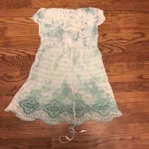 Miss me strapless tie dye dress